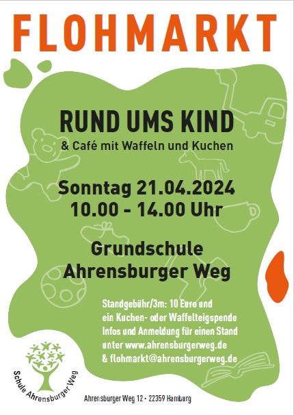  Flohmarkt 2024 - Grundschule Ahrensburger Weg Motiv 
